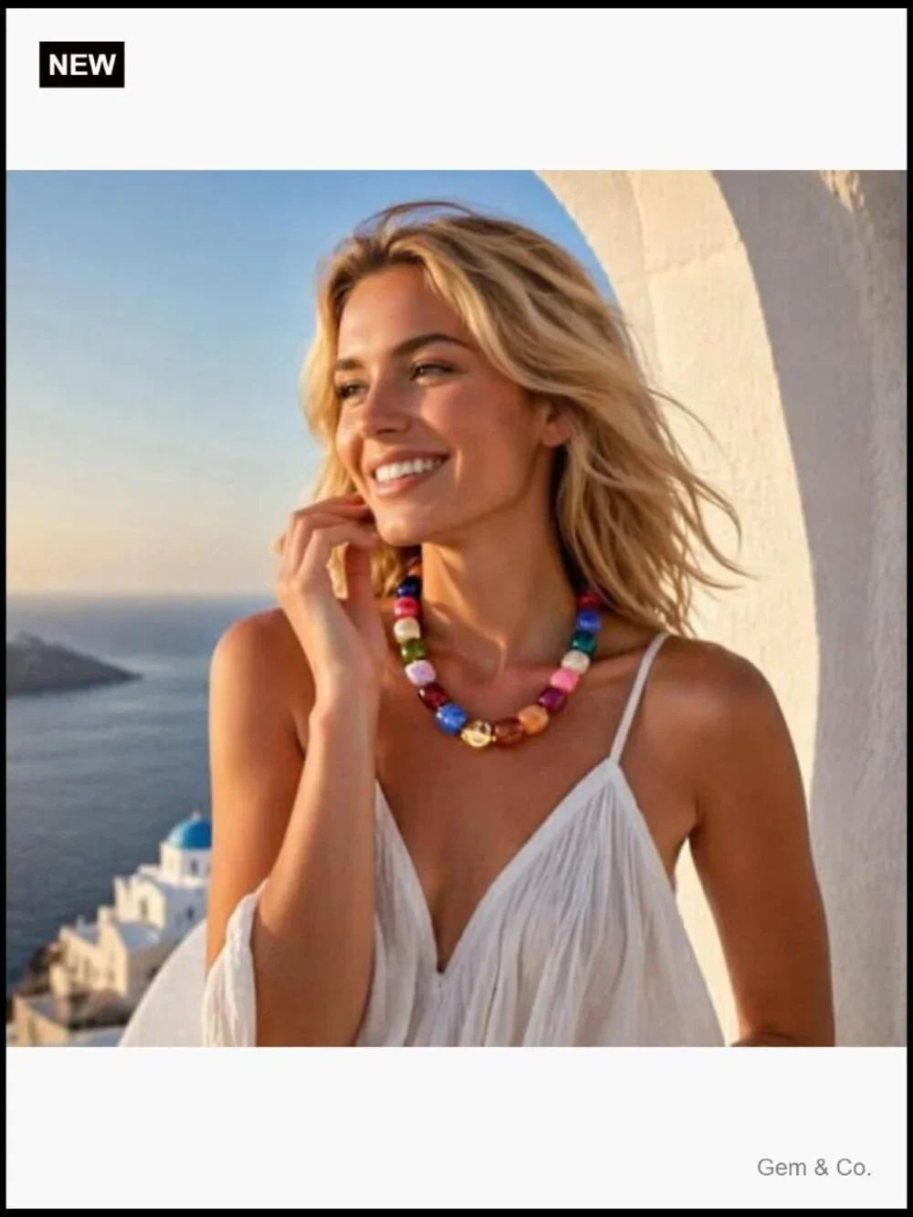 Chunky Beaded Necklace, Trendy Boho Statement Choker, Resin Acrylic Big Beads,